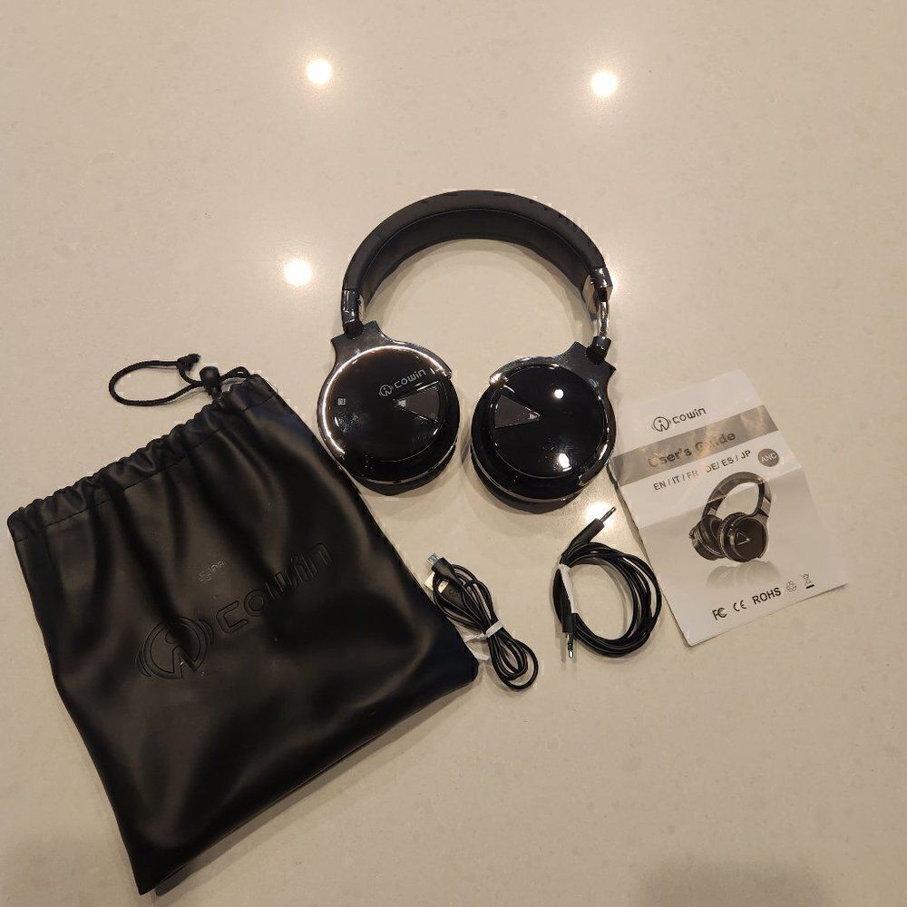 Cowin noise canceling rechargeable headphones